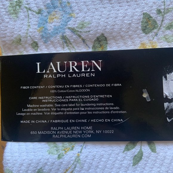 Ralph Lauren Floral Kitchen Towel Set - Picture 3 of 3